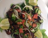 A picture of step 4 of Srilankan eggplant salad.