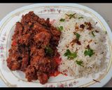 A picture of step 10 of Chicken Tikka biryani.