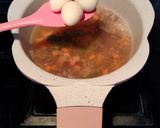 Foto langkah ke 4 dari resep Bubur Daging Kaldu Sapi (MPASI Bayi 6 Bln+).