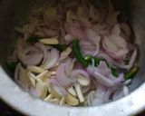 A picture of step 1 of Chat phata chana gosht.