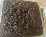 Gambar langkah 6 resipi Kek pisang blueberry chocolate.