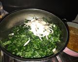A picture of step 3 of Egusi soup with Ram and Chicken Broth.
