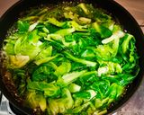 蒜炒高麗菜芽的食譜步驟2照片