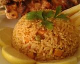 A picture of step 7 of Rice with Shish Tawook - Delicious 😍😋.