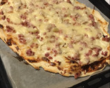 Isteni finom lapos kenyérlángos leveles tésztából recept fázis 6 fotója