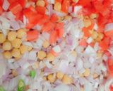 A picture of step 6 of Katori Channa Chaat😋💖.