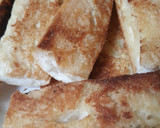A picture of step 2 of Butter Fried Cuban Bread.