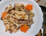 奶油培根起司字母麵的食譜步驟3照片