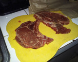 Foto del paso 1 de la receta: Chuletas de cerdo en crema de hongos y chorizo con puré de papas