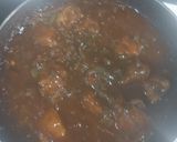 A picture of step 3 of Chicken chilli.