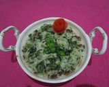 A picture of step 7 of Methi matar Malai.