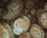 A picture of step 3 of Fried coated egg.