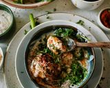 A picture of step 8 of Dahi Bhalle.