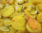 Foto del paso 9 de la receta Medallones de merluza al vino con langostinos Monsieur Cuisine