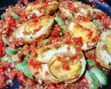 Foto langkah ke 6 dari resep Telor Balado Petai.