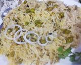 A picture of step 10 of Pea Pulao.
