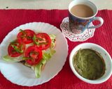 A picture of step 2 of Basil pesto sauce.