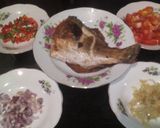Foto langkah ke 2 dari resep Ikan Bakar Kakap Putih Siram Colo-colo Pedass.