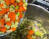 A picture of step 6 of Mom’s Lentil Soup.