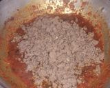 A picture of step 5 of Spaghetti and mince meat #Mykidsfavouritedishcontest.