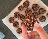 A picture of step 5 of Banana double choc cookies.