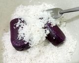 Foto langkah ke 5 dari resep Putu Tegal Ubi Ungu.