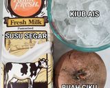 Gambar langkah 1 resipi Jus Buah Ciku.