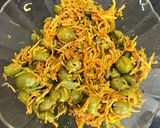 A picture of step 3 of Lasoda (Gunda) Aachar.