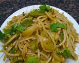 A picture of step 6 of Chowmin.