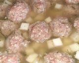 Kapros karalábé főzelék húsgombóccal recept fázis 2 fotója