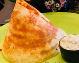 A picture of step 7 of Podi dosa.