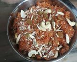 A picture of step 10 of Gajer ka halwa.
