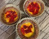 Foto langkah ke 5 dari resep Purple sweet potato Oatmeal Pie| Dragon Fruit Milk.