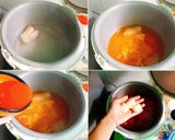 Hình bước làm 6 của món Chân gà hầm kim chi