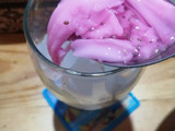 Es Sirup Jelly Kelapa dengan Chia Seeds