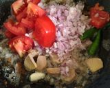 A picture of step 1 of Paneer Lababdar.