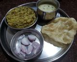 A picture of step 7 of Moong dal & rice khichdi.