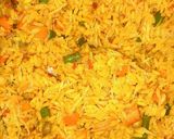 A picture of step 6 of Rich coconut fried rice.