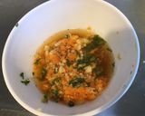 Une image de l'étape 5 de Sauce ail carotte citron bio et basilic frais.