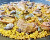 Foto del paso 8 de la receta Paella valenciana con caracoles y romero