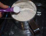 A picture of step 4 of Peach cookies.