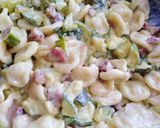 A picture of step 2 of Orecchiette with Zucchini and Pancetta.