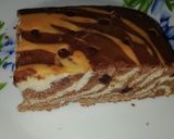 Foto del paso 9 de la receta: Torta marmoleada con chispas de chocolate 🦓