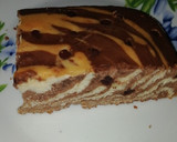Foto del paso 9 de la receta: Torta marmoleada con chispas de chocolate 🦓