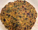 A picture of step 2 of Methi thepla.