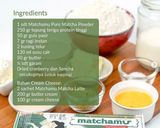 Foto langkah ke 1 dari resep Matcha Cream Cheese Bread (Korean Garlic Cheese Bread versi Matcha!).
