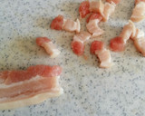 Foto del paso 1 de la receta: Ensalada de bacon con mi salsa César