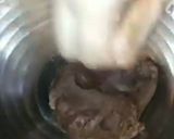 A picture of step 4 of Easy eggless chocolate marble cookies 🍪.