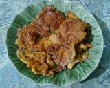รูปขั้นตอนการทำที่ 6 ของ ไข่เจียวชมสวน 🥚🌿🌶️🐖