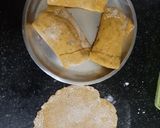 A picture of step 8 of Patodi Kothimbir wadi.